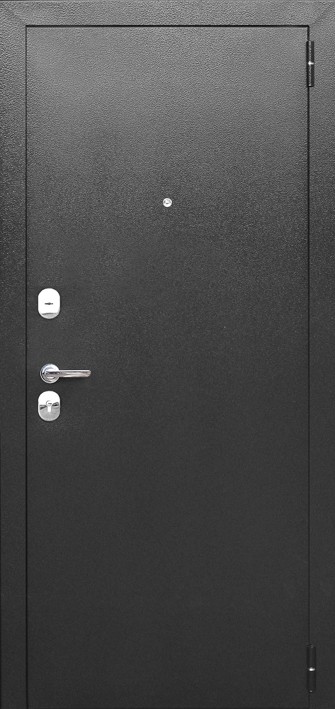 Феррони Входная дверь 7,5 Гарда серебро м/м, арт. 0003621 - фото №1 (внешняя сторона)